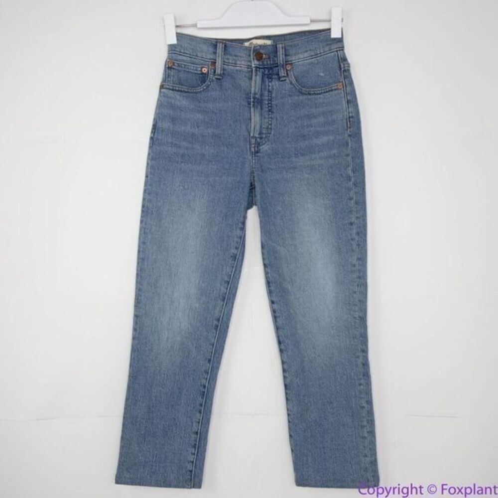 Madewell hemmed The Perfect Vintage Jean in Ainsworth Wash, size 24
